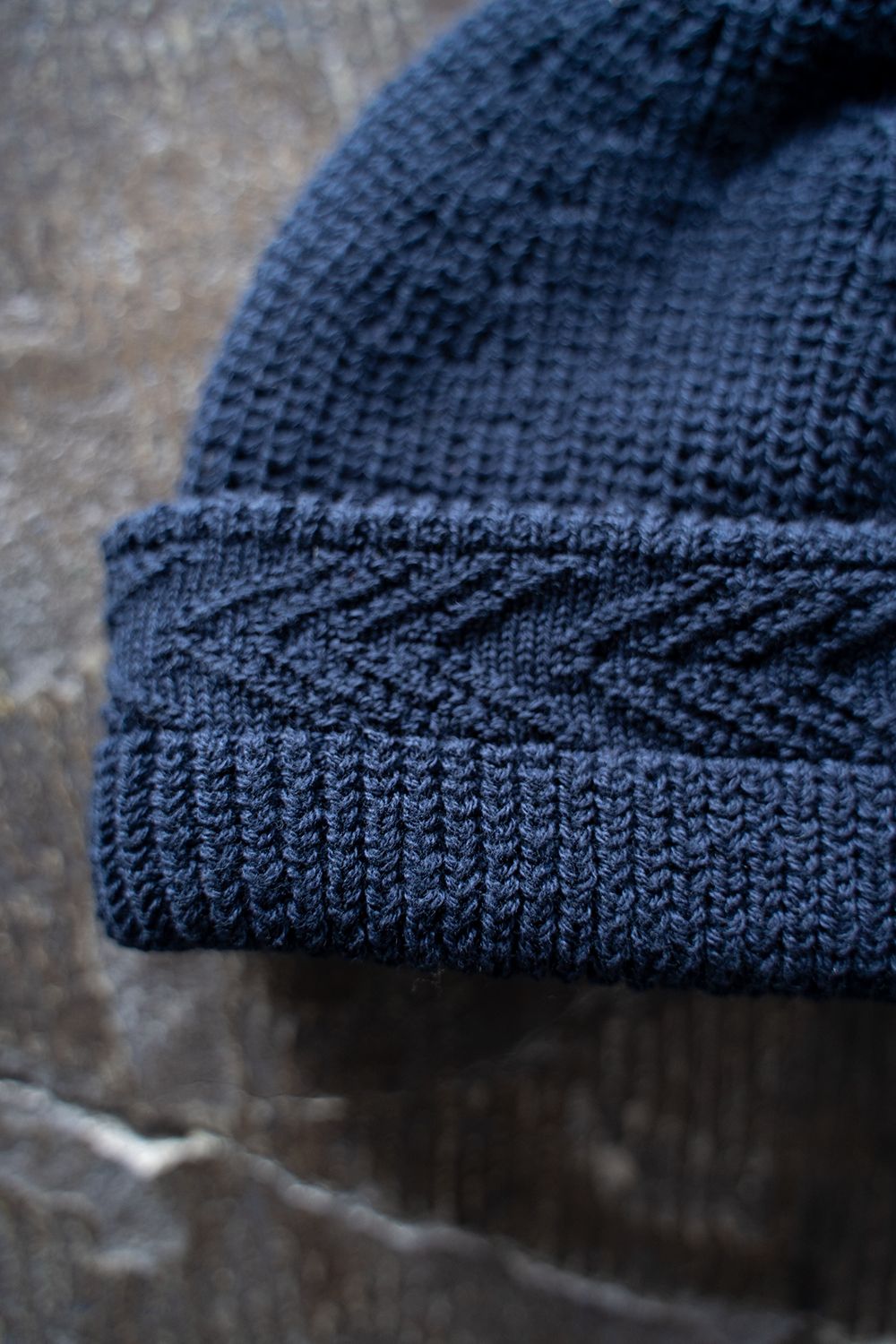 【22SS】Yagasuri Knit Cap(NAVY)