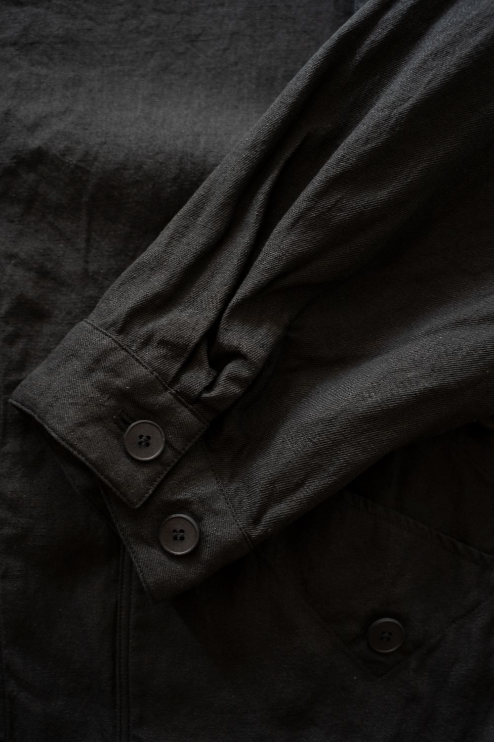 和紙大麻ジャケット(黒)