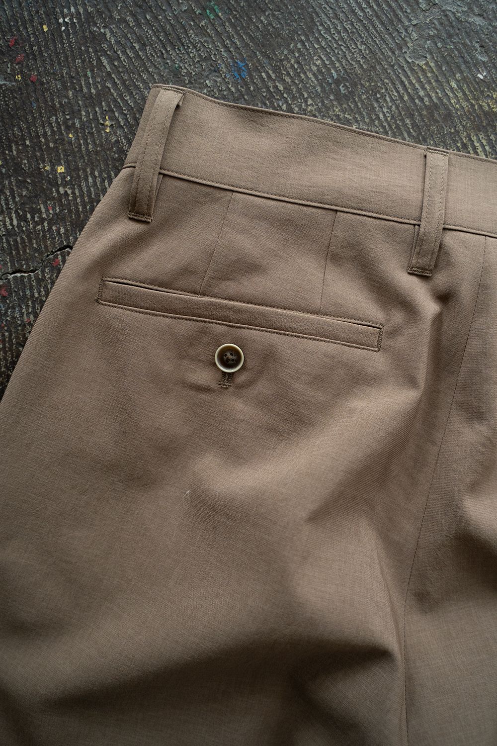 【25SS】1-Tack Baggy Slacks/1タックバギースラックス(BEIGE)