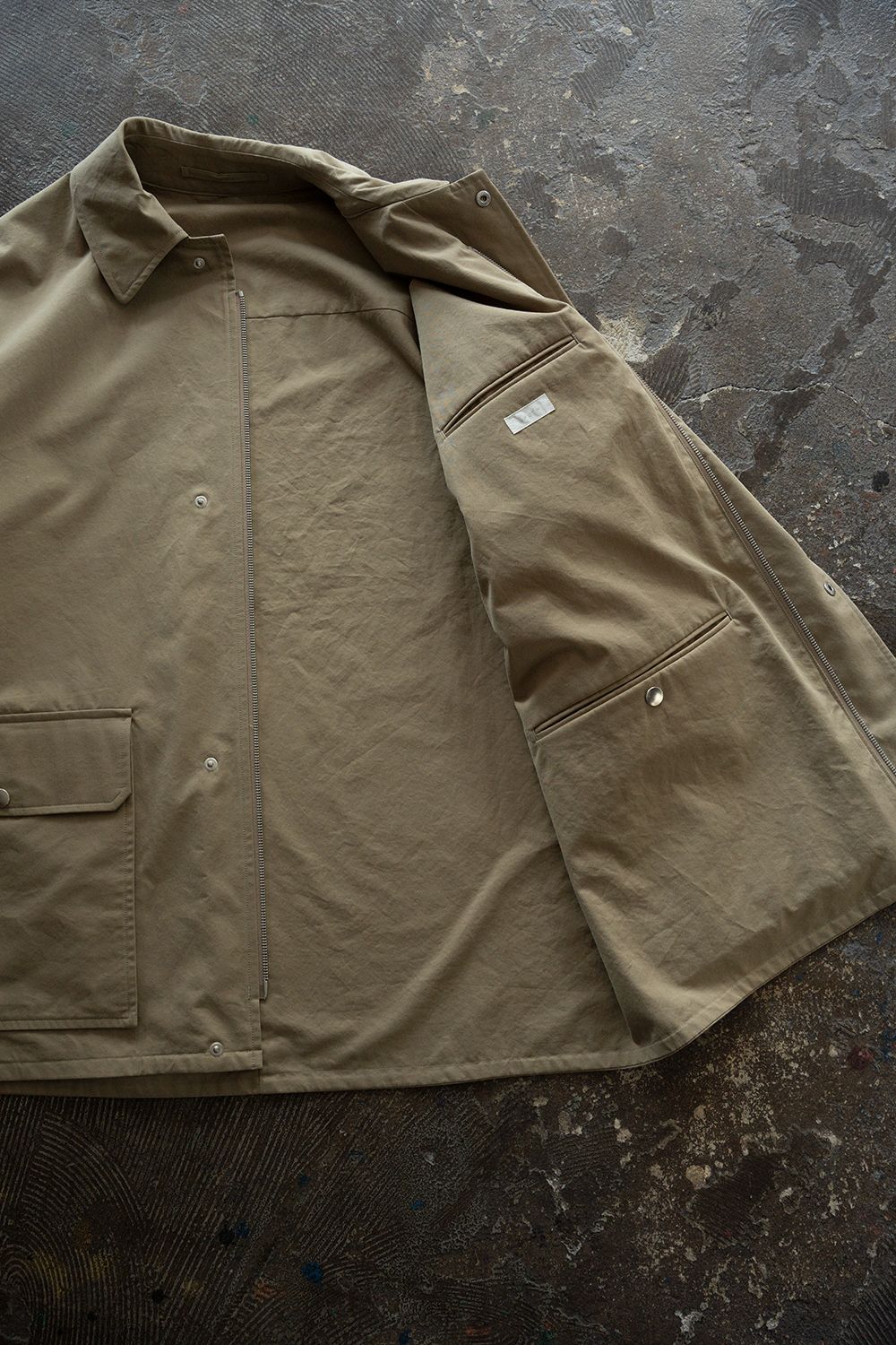 【ラスト1点】【26AW】Cotton Twill Half Coat(BEIGE)