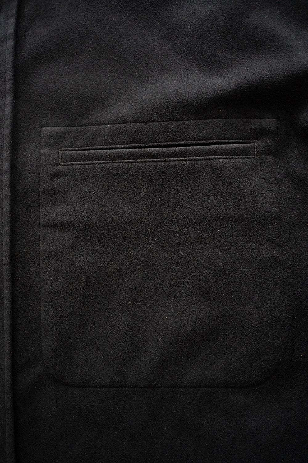 【ラスト1点】【25AW】フェイクスウェードシャツブルゾン(INK BLACK)
