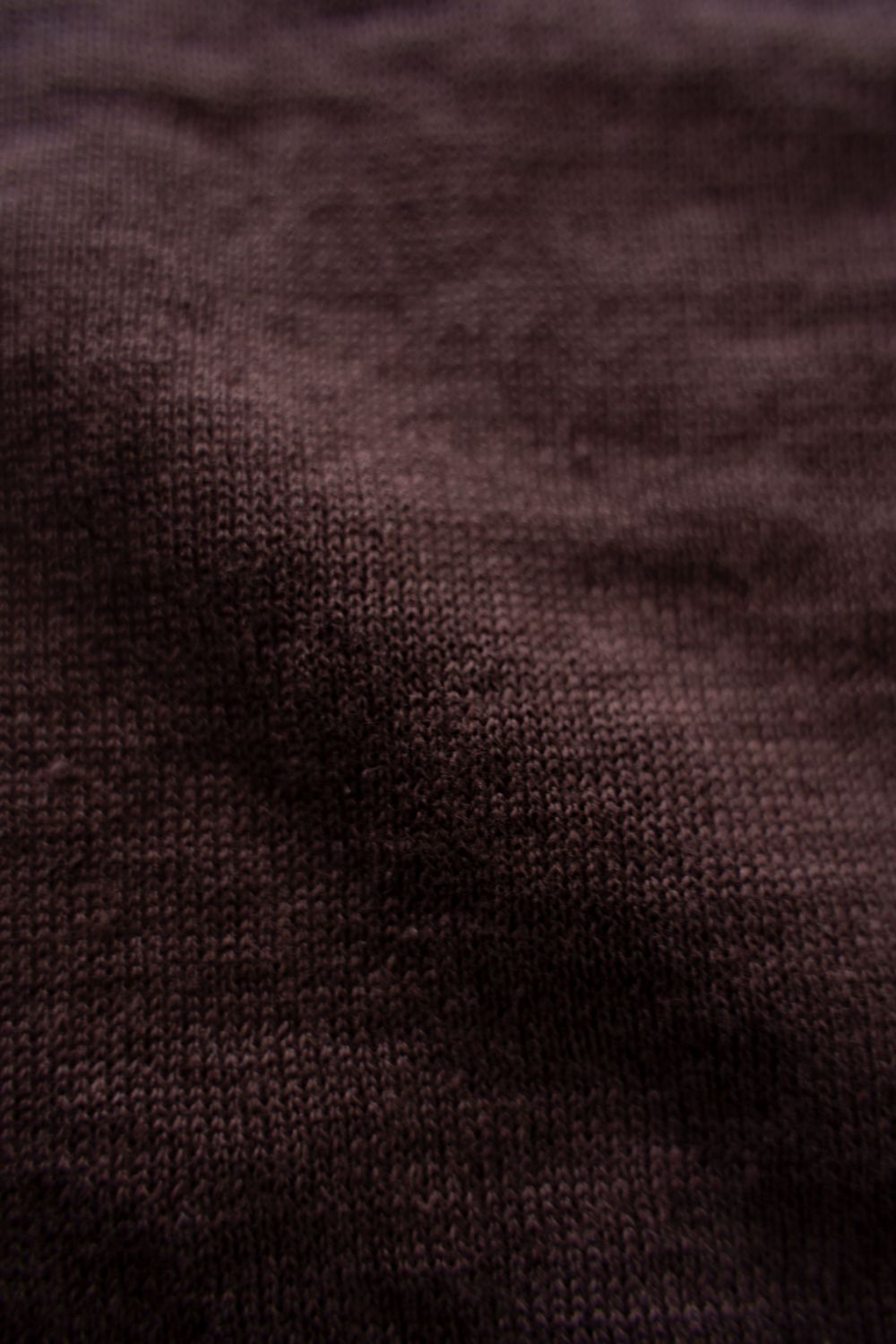 【26SS】リネン×コットンニットTee(BORDEAUX)