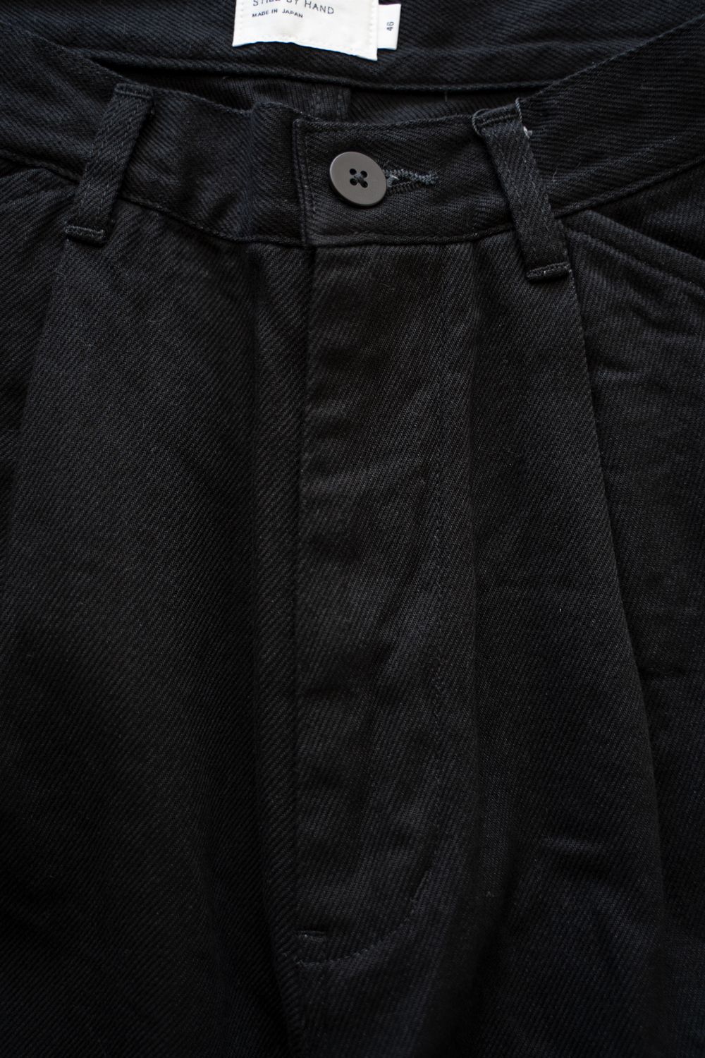 【25AW】12ozデニムワンタックパンツ(BLACK)