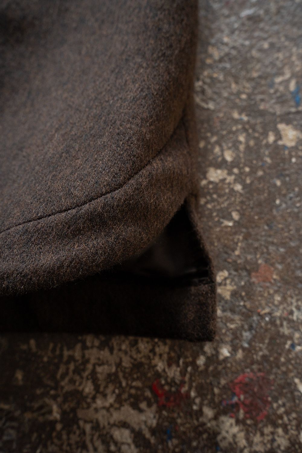 【26AW】ウールシャギーシャツブルゾン(DARK BROWN)