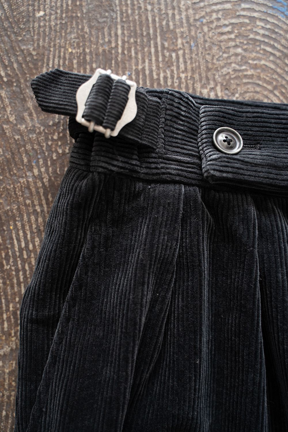 【ラスト1点】2-Tack Corduroy Painter Pants/2タックコーデュロイペインターパンツ(CHARCOAL)