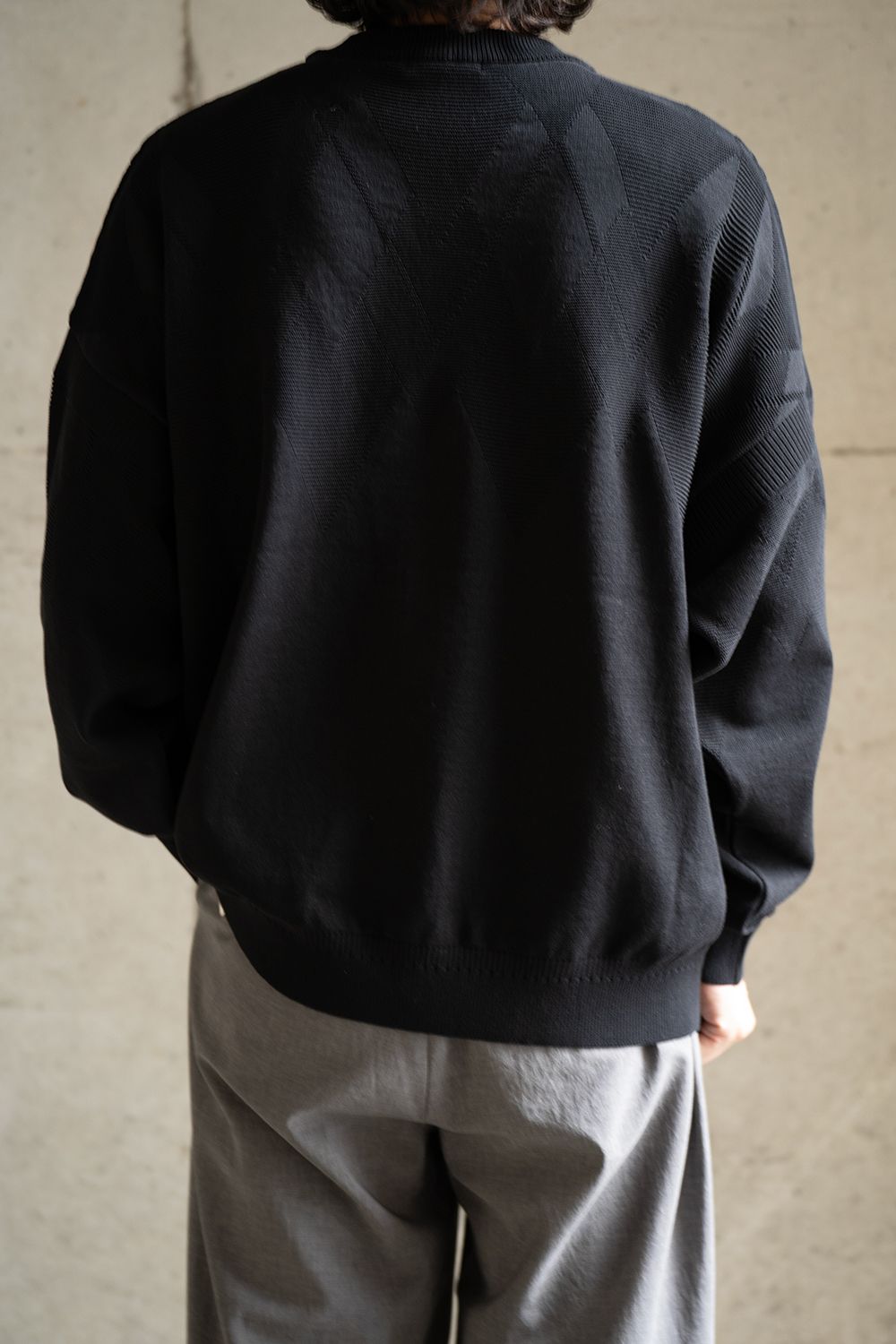 【ラスト1点】【25SS】Seika Knit(BLACK)