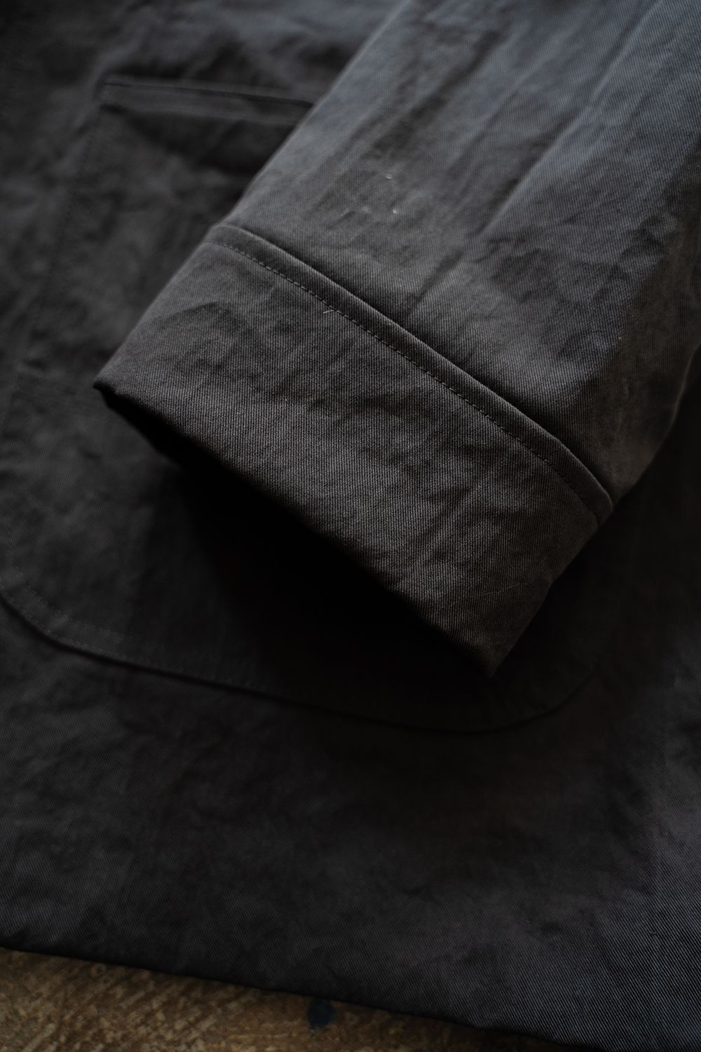 【ラスト1点】【24AW】Nylon Coverall Jacket(BLACK)