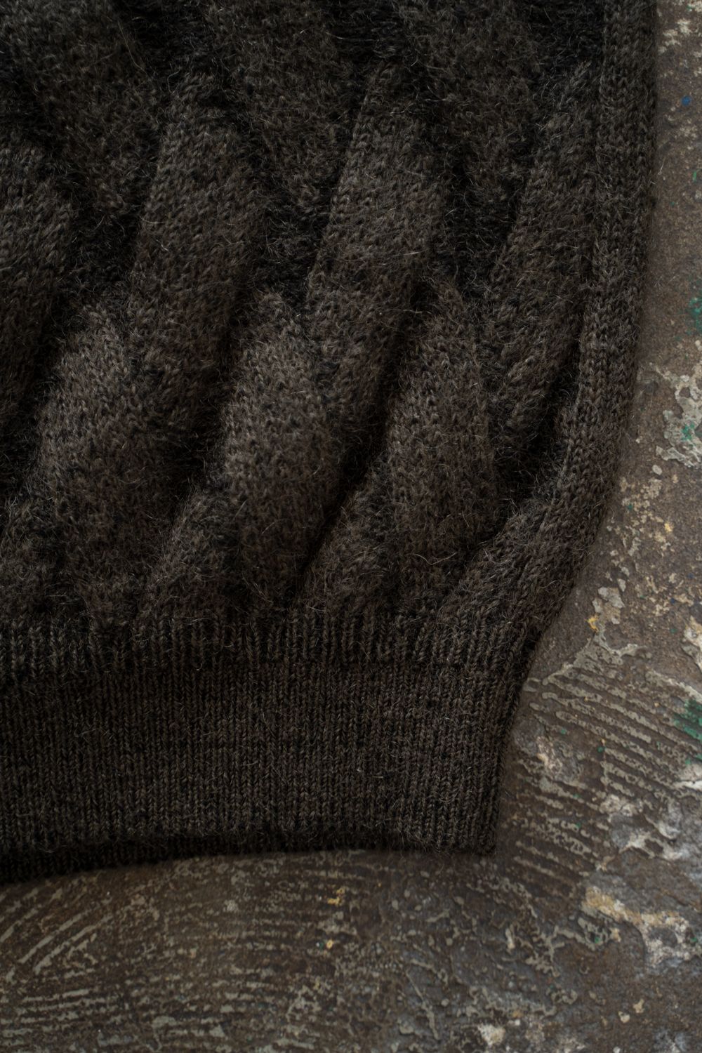 【26AW】Ochiba Mohair Knit(OLIVE)