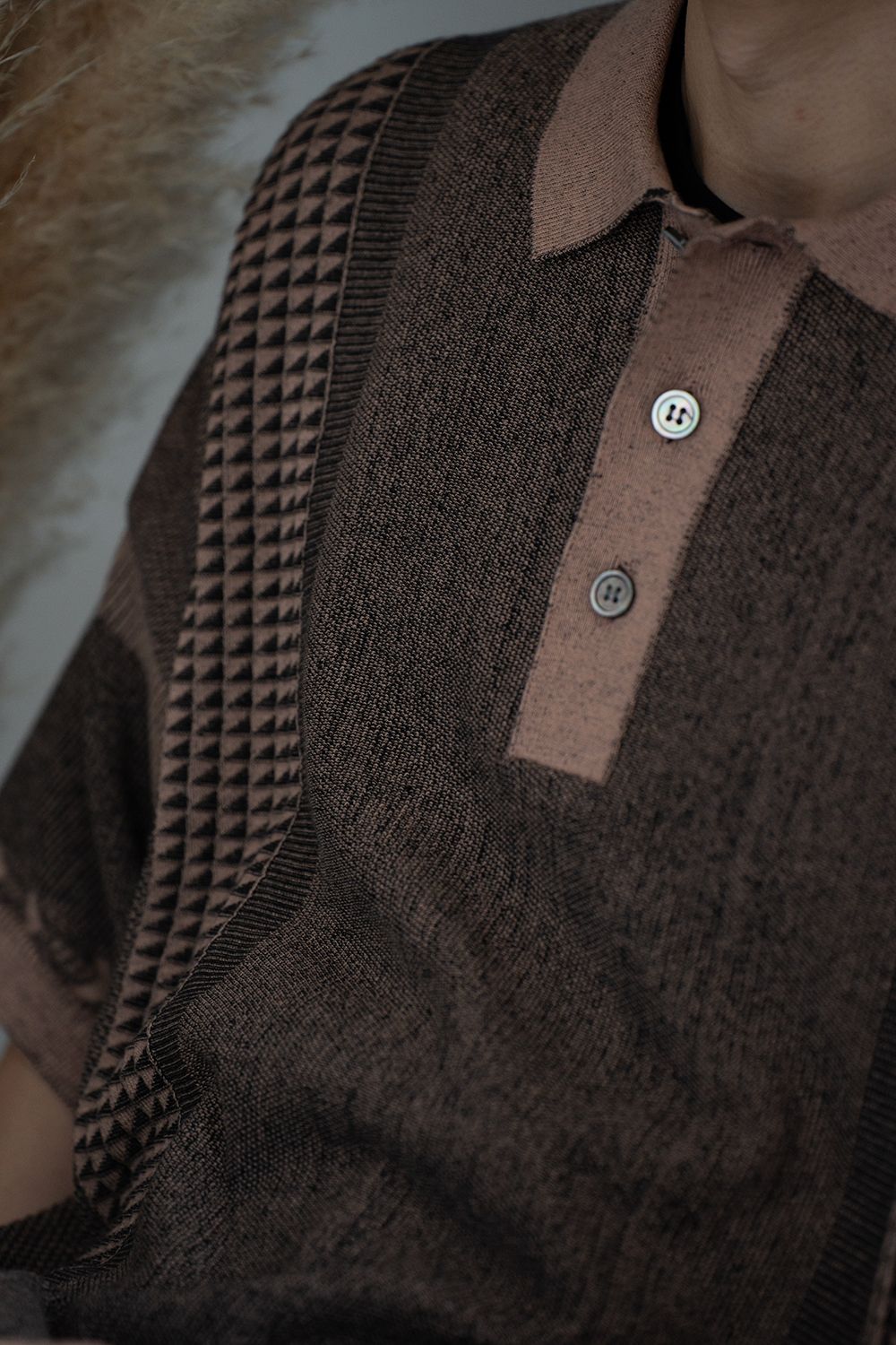 【26SS】Aotsuyu Knit Polo(PINK)