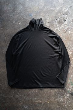 【ラスト1点】【23AW】Washable wool turtle(BLACK)