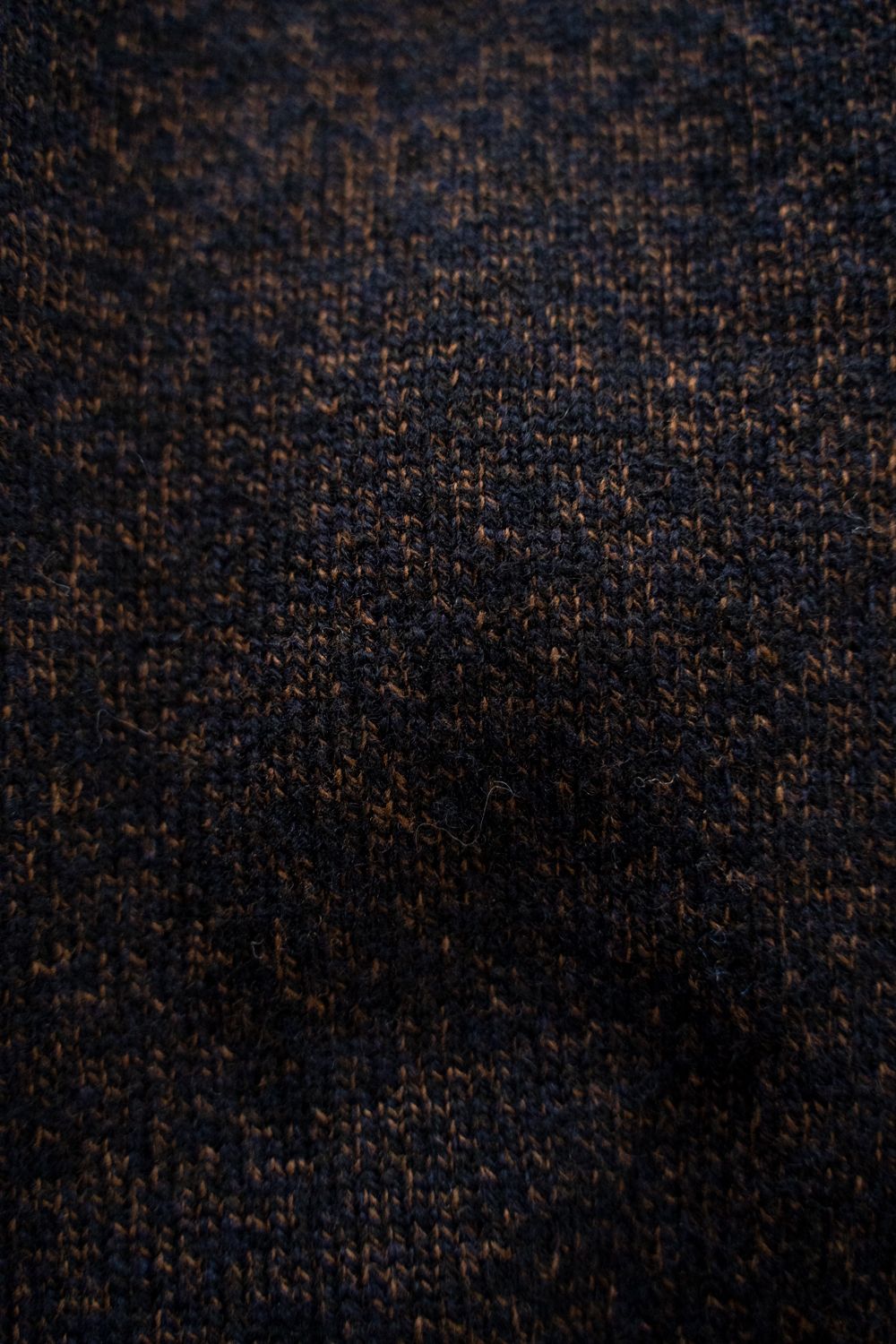 【25AW】モックネックメランジニット(MELANGE NAVY)