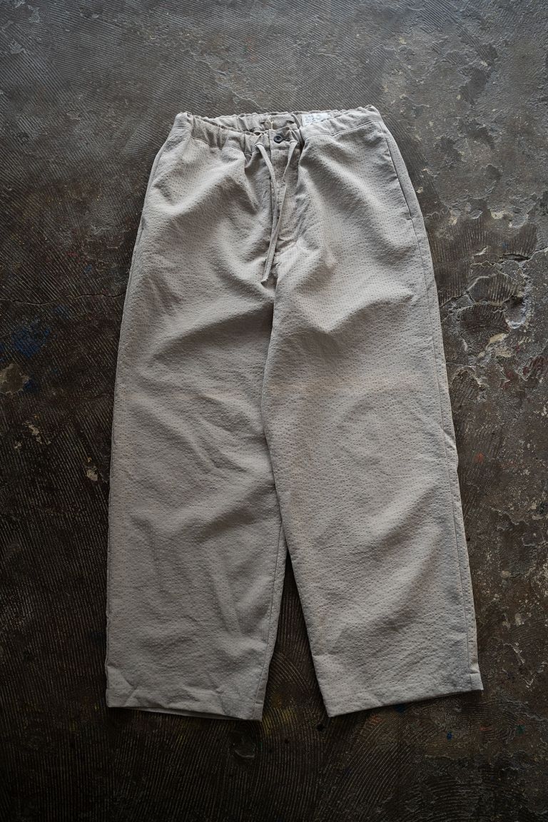 STILL BY HAND - 【ラスト1点】【24SS】強撚ポリエステルシアサッカー 