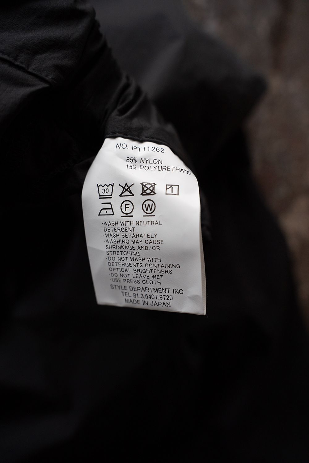 【26SS】ストレッチナイロンハーフパンツ(CHARCOAL)
