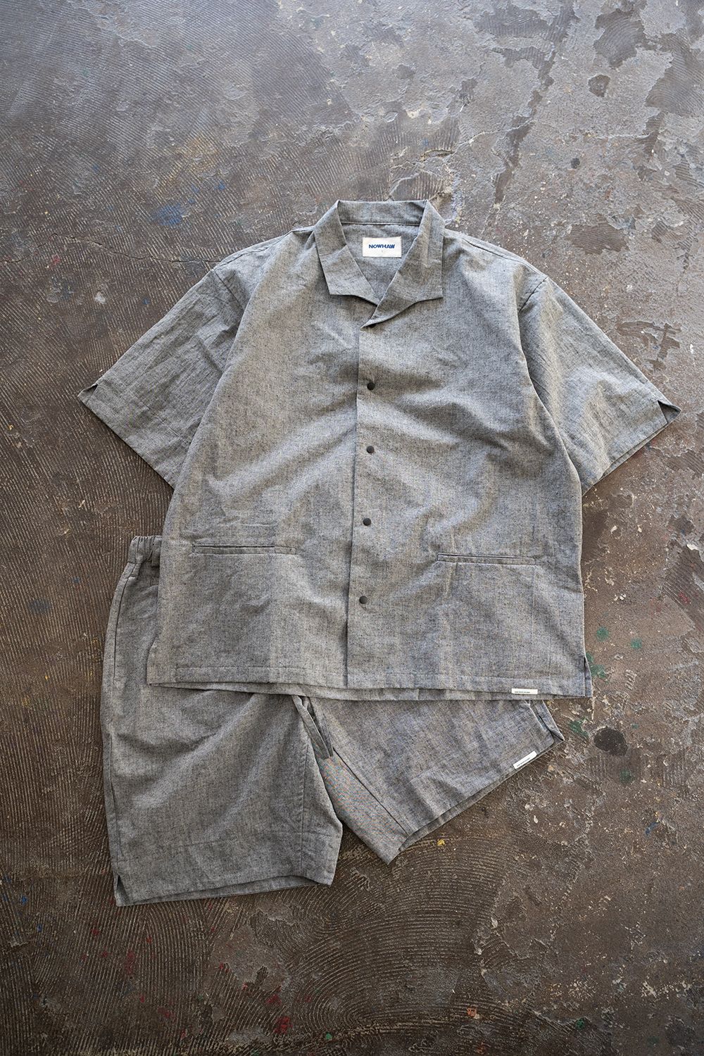 【ラスト1点】【23SS】"week s/s"pajama【セットアップ】(LIGHT BLACK)