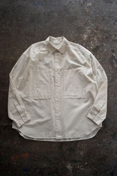 【26SS】コットン×ヘンプオーバーシャツ(TAUPE)