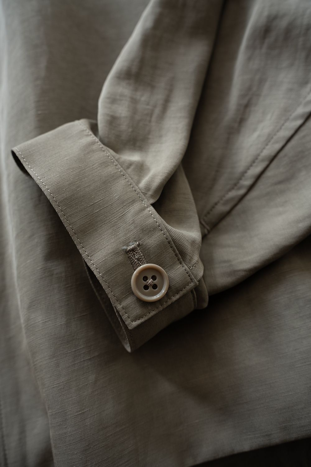 【26SS】ピグメントプリントジップブルゾン(SAGE)