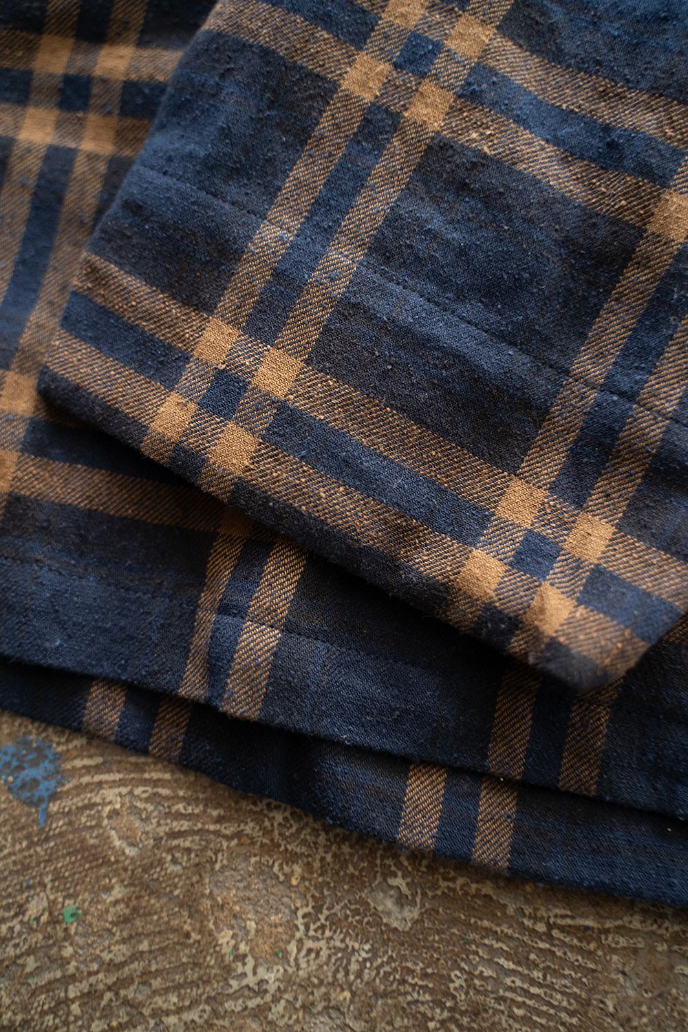 【ラスト1点】【24AW】"week"pajama/パジャマ(セットアップ)【ユニセックス】(BROWN×NAVY)