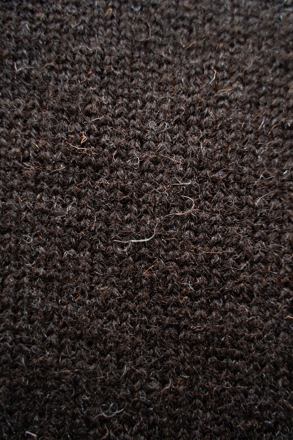 【ラスト1点】【24AW】英国羊毛ニットブルゾン(DARK BROWN)