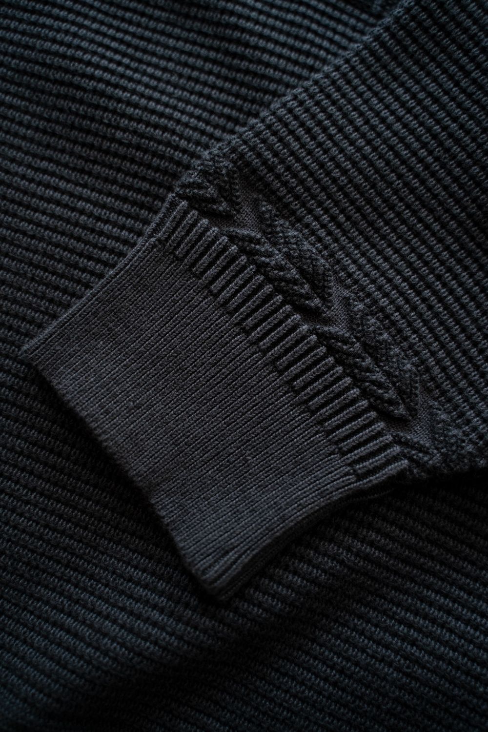【25AW】Fuyushigure Half Zip Knit(DARK NAVY)