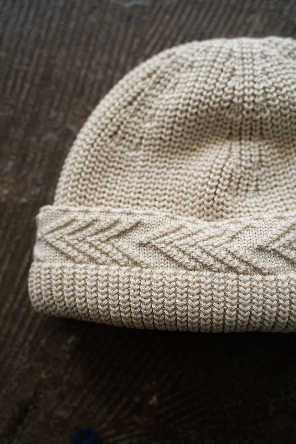 【23SS】Yagasuri Knit Cap(IVORY)