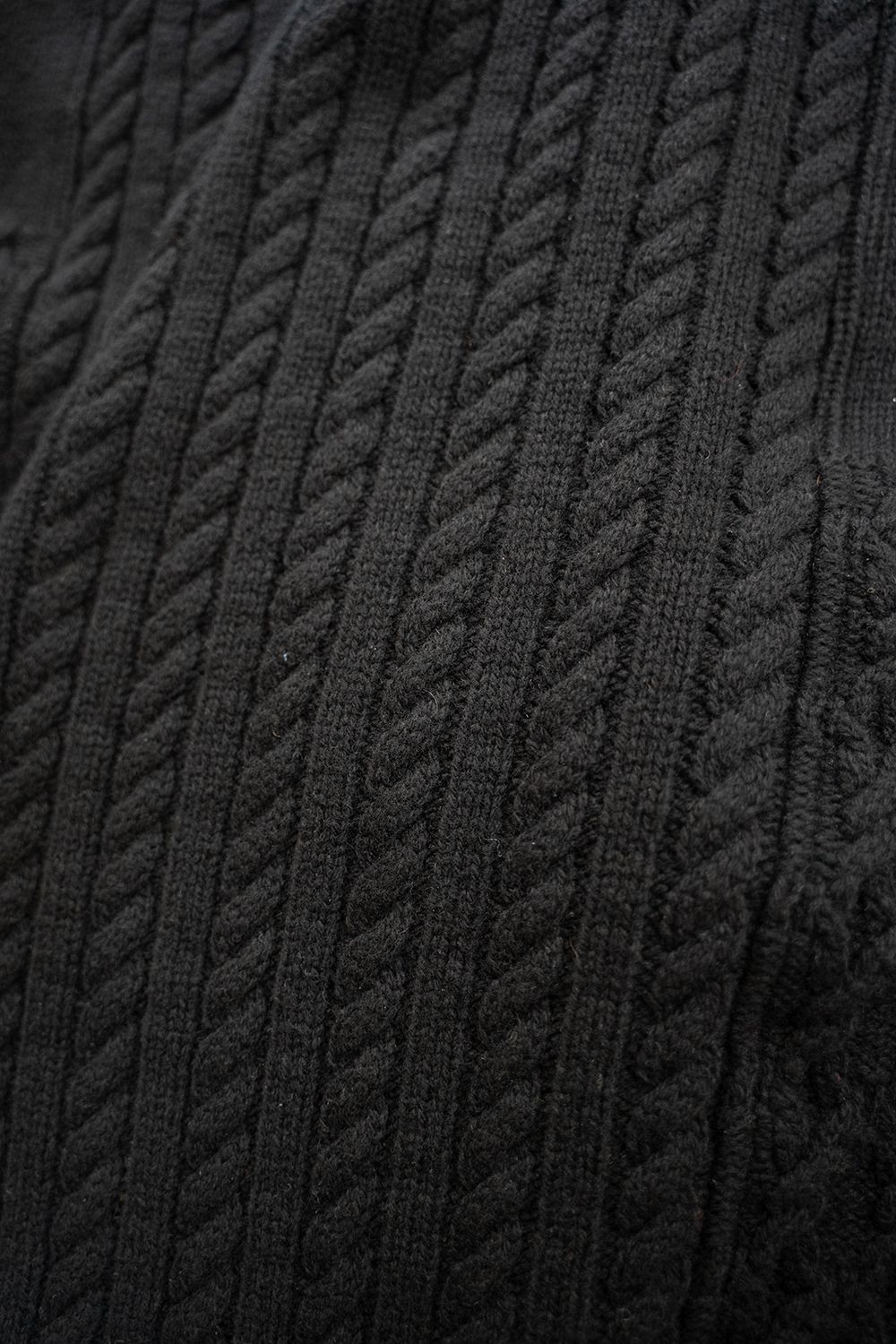 YASHIKI - 【ラスト1点】【23AW】Ginrei Knit Coat(BLACK) | Salty