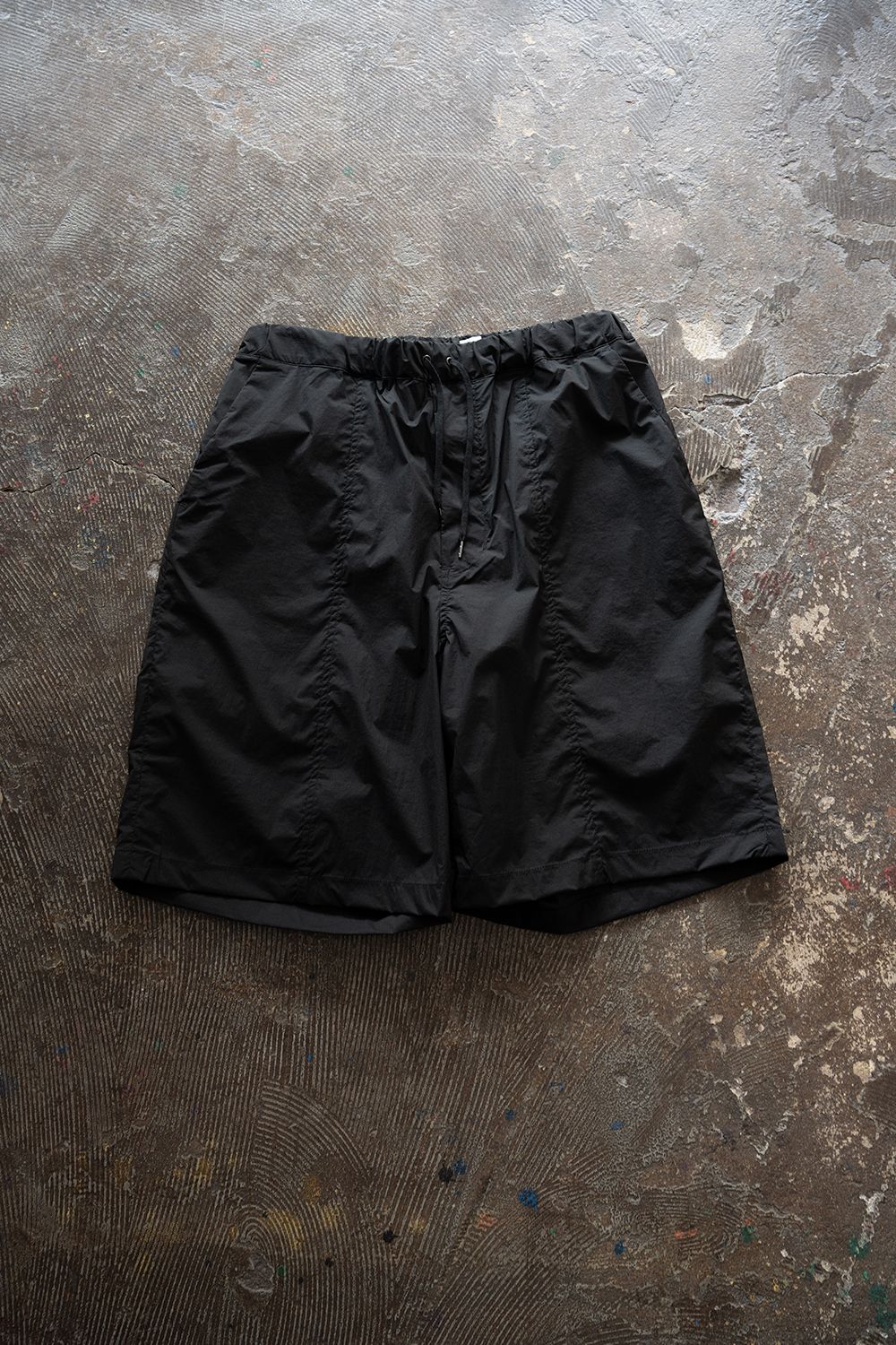 【26SS】ストレッチナイロンハーフパンツ(BLACK)