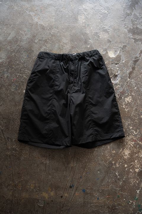 【26SS】ストレッチナイロンハーフパンツ(BLACK)