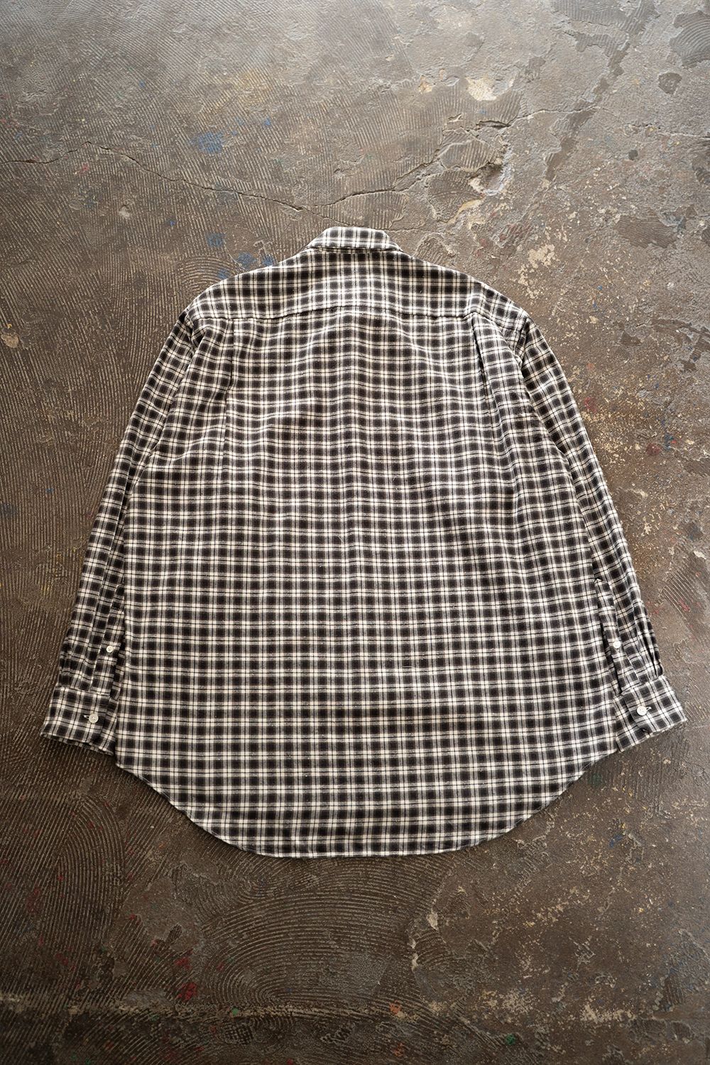 【26AW】Cotton Silk Check Shirts(CHARCOAL CHECK)