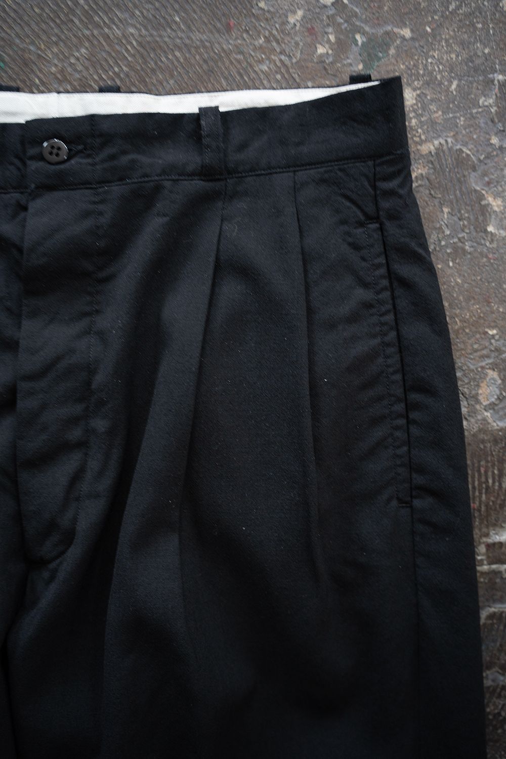 【26SS】Wool 2Tuck Trousers(BLACK)