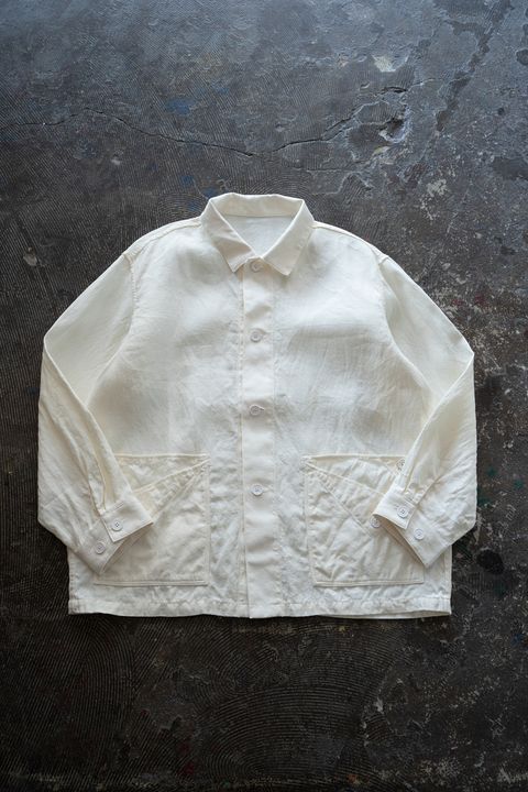 和紙大麻ジャケット(白)