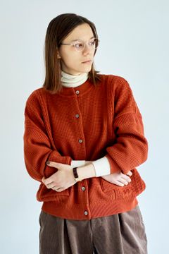【ラスト1点】【22AW】Yukisora Cardigan(ORANGE)