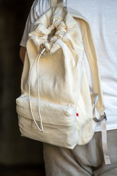 【ラスト1点】和紙×キュプラバックパック(OFF WHITE)