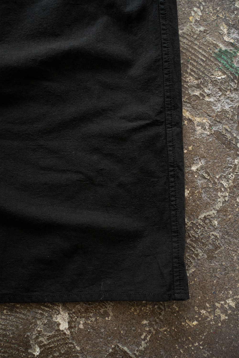 強撚OCブロードシャツ(黒)