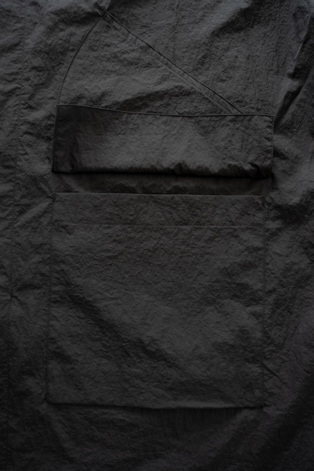【ラスト1点】【25AW】ナイロンハーフコート(INK BLACK)