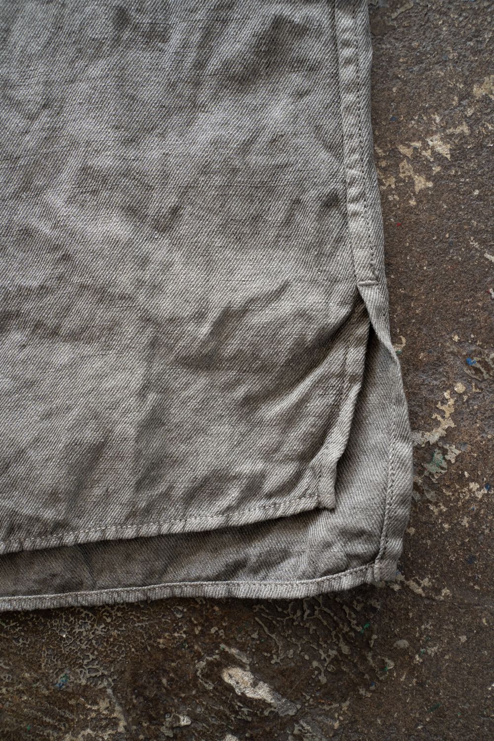 和紙大麻シャツ(松煙)