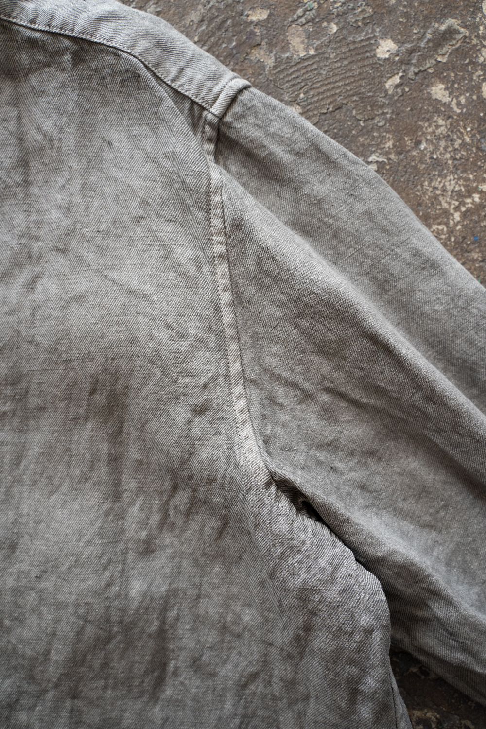 和紙大麻シャツ(松煙)