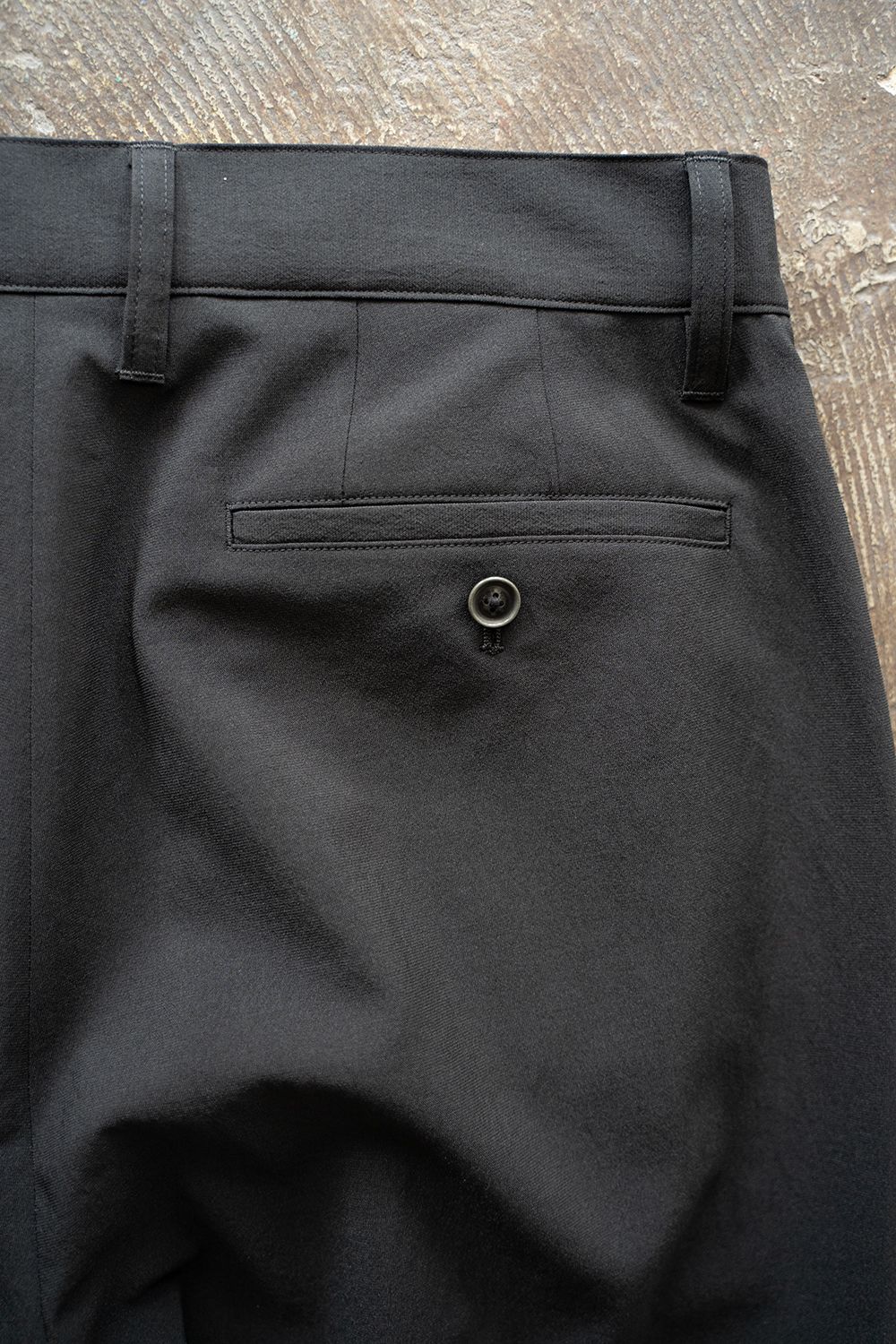 【ラスト1点】【25SS】1-Tack Baggy Slacks/1タックバギースラックス(BLACK)