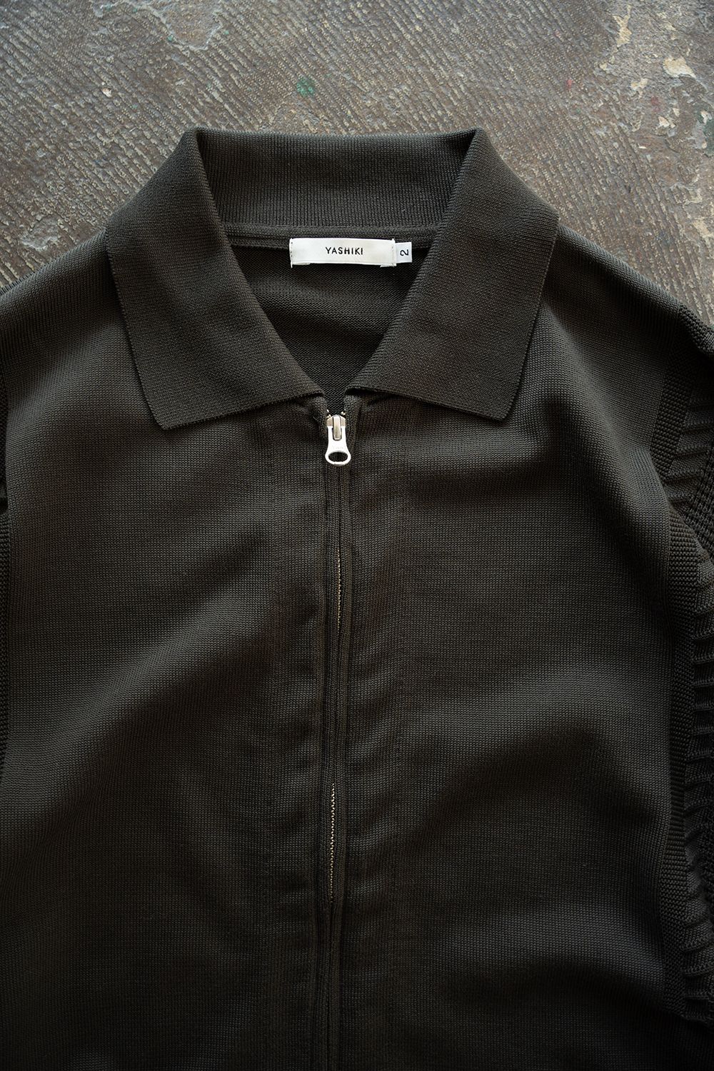 【26AW】Akiyo Zip Cardigan(DARK OLIVE)