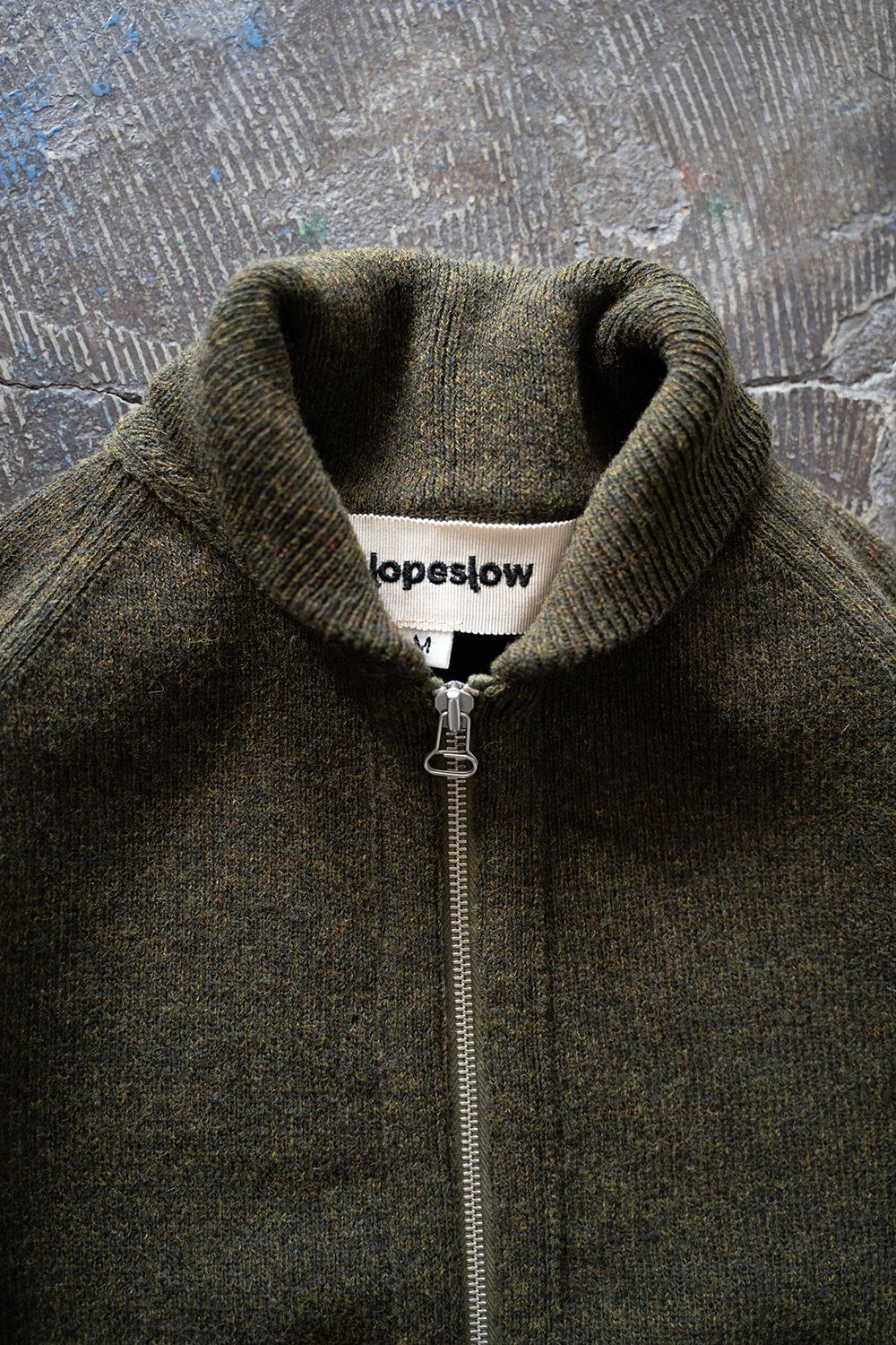 【ラスト1点】Hard twisted Shetlandwool type C-2(KHAKI MIX)