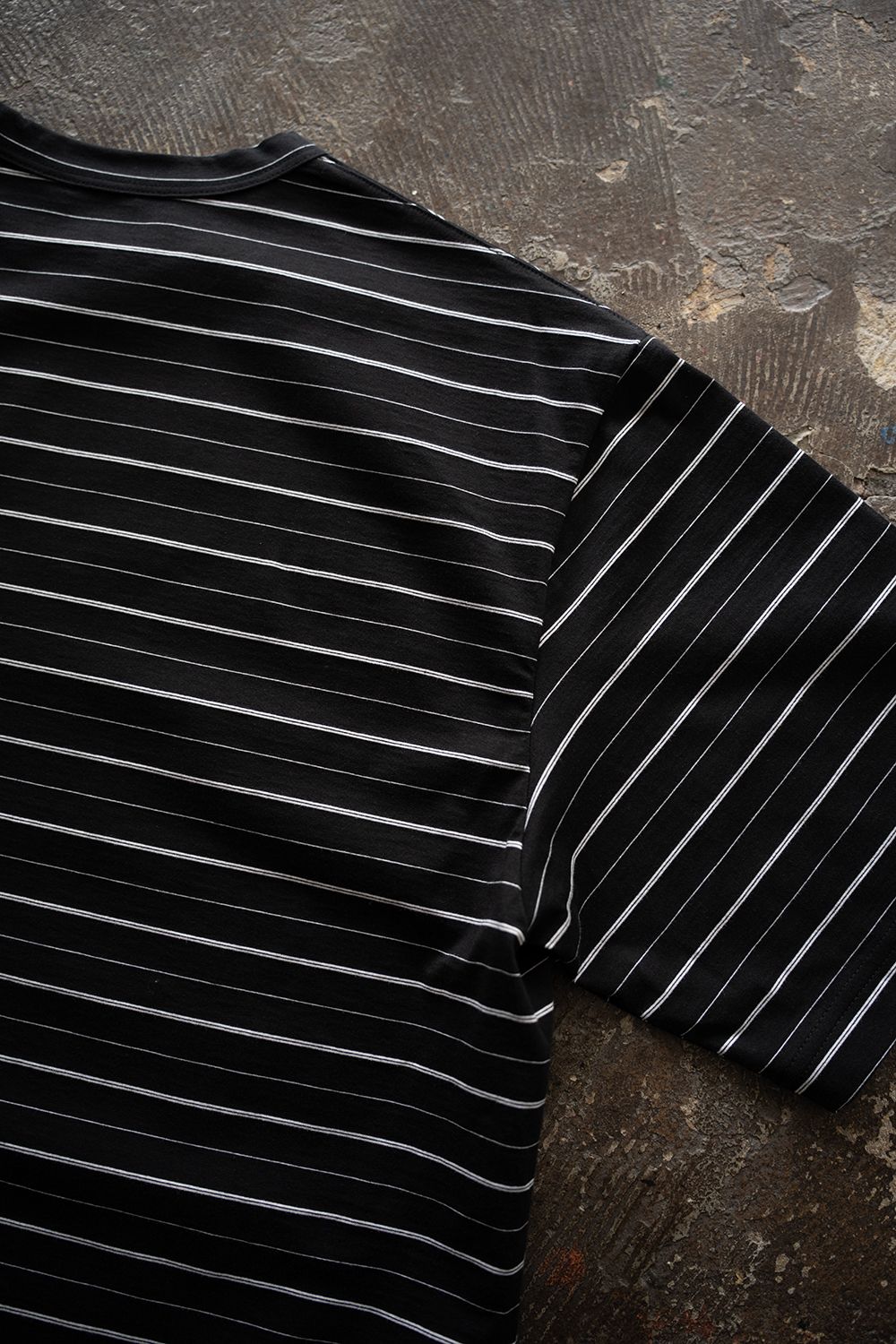 【26SS】ボーダーTシャツ(BLACK×WHITE)