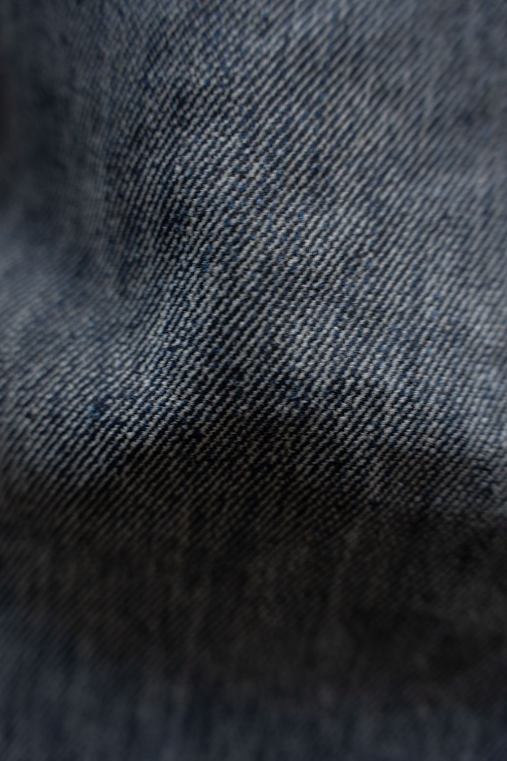 【26AW】Washed Flocked Denim Pants(FADED GRAY)