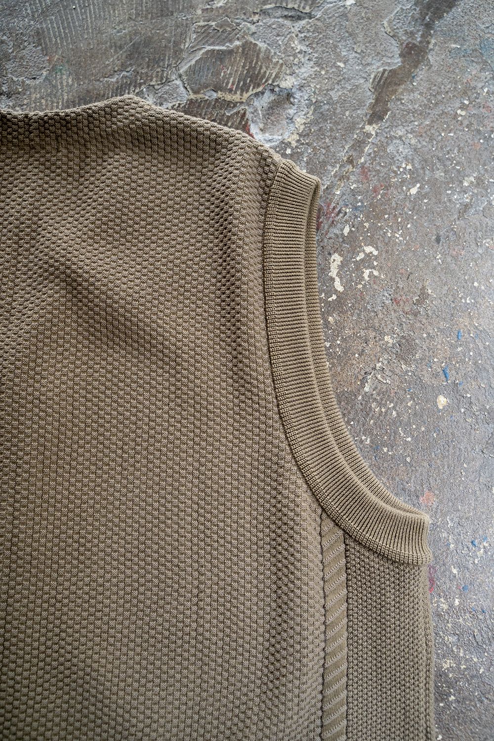 YASHIKI - 【ラスト1点】【22SS】Namioto Vest(KHAKI BEIGE) | Salty