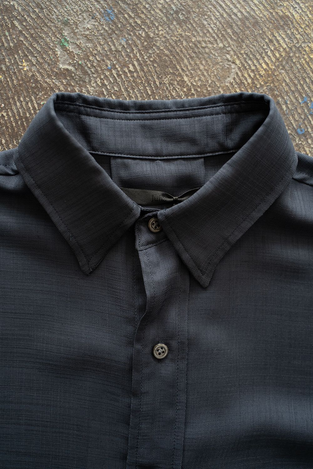 【ラスト1点】【25SS】Sheer Sharkskin SS Shirt/シアーシャークスキンシャツ(NAVY)
