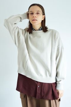【ラスト1点】【22AW】Seijaku Knit(PEARL GRAY)