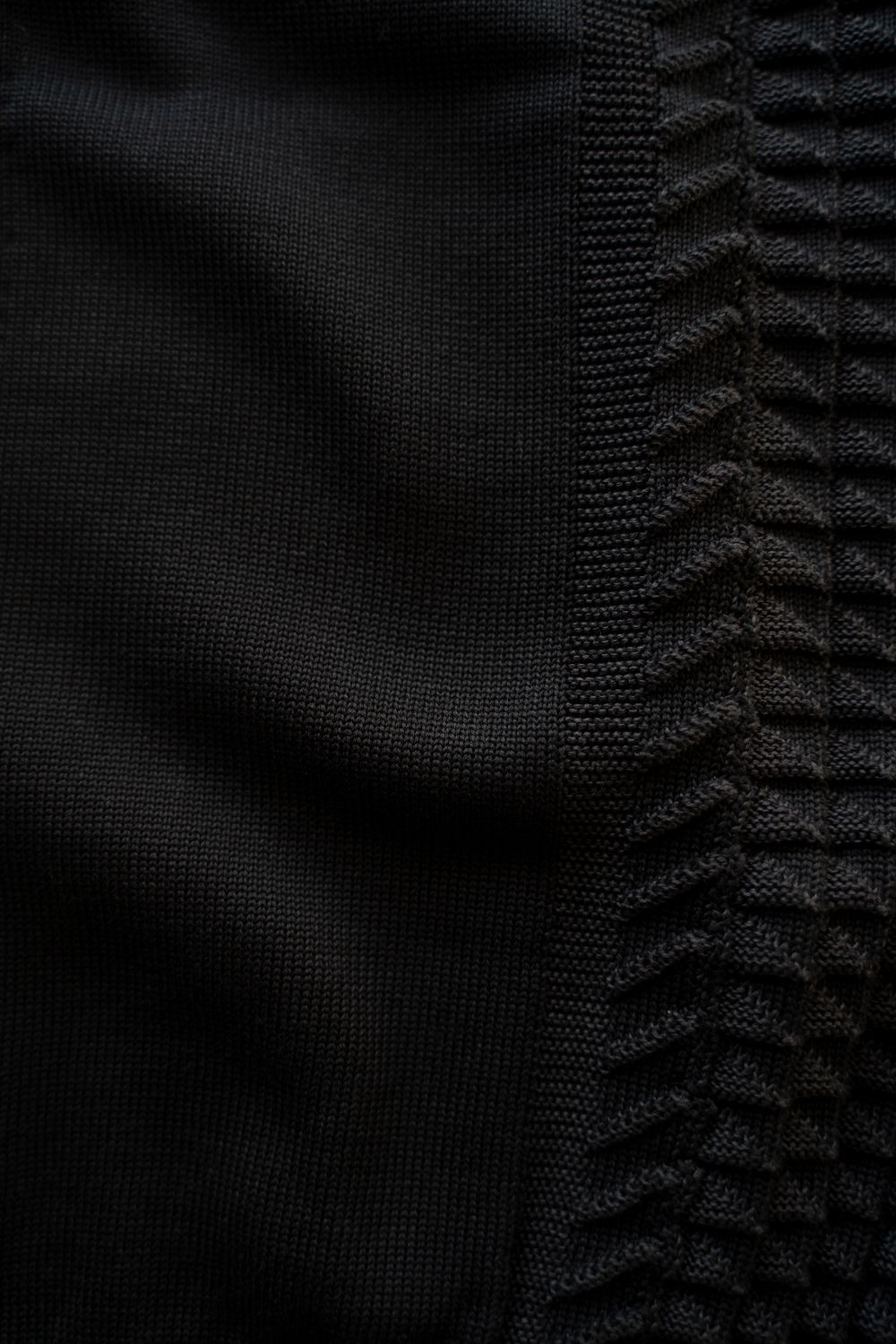 【25AW】Hakuhyo Zip Cardigan(BLACK)