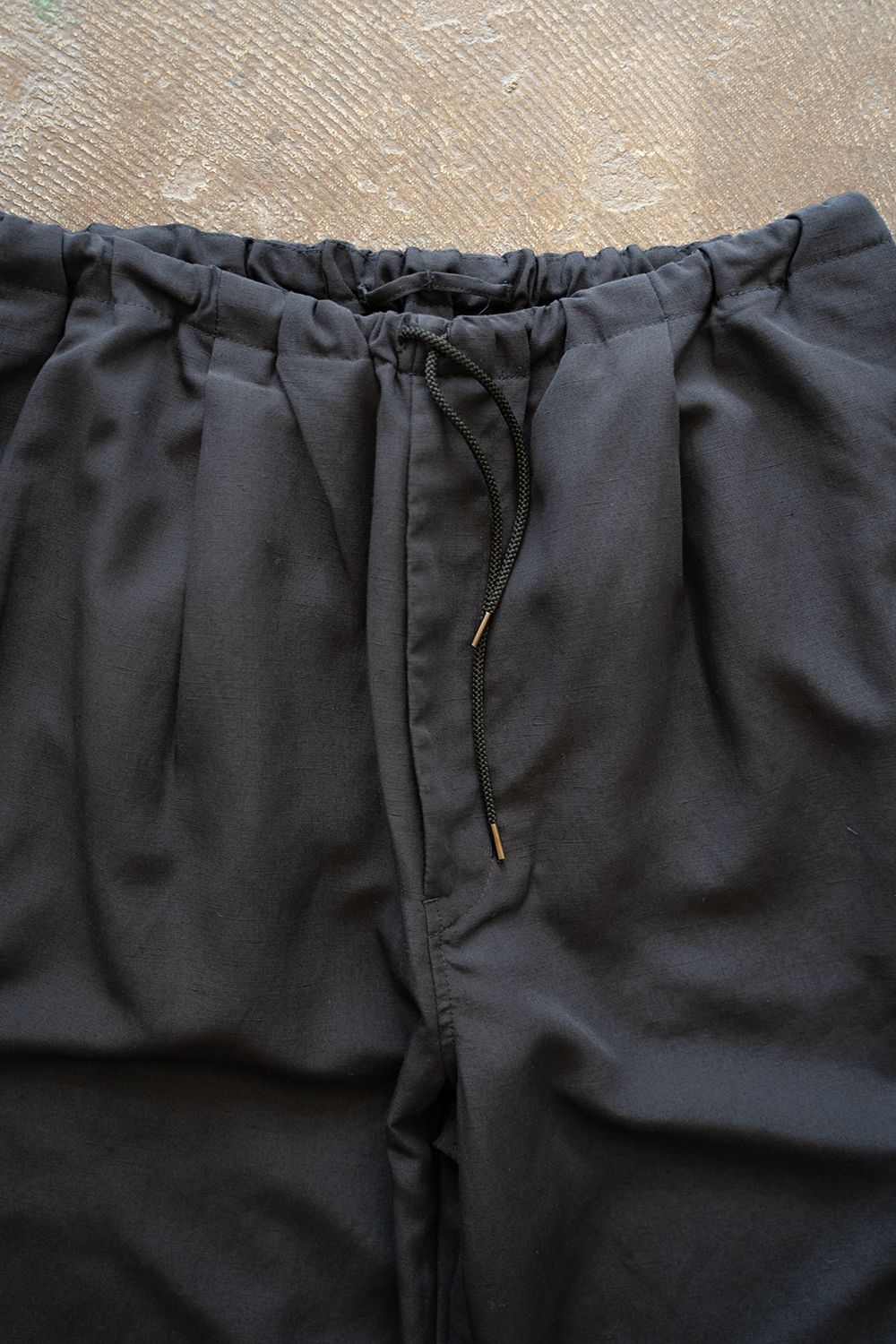 【ラスト1点】【25SS】裾ジップイージーパンツ(DARK NAVY)