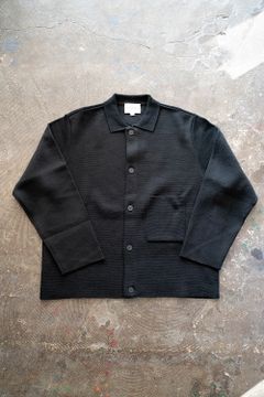 【ラスト1点】【22SS】ミラノリブニットジャケットカーディガン(BLACK)