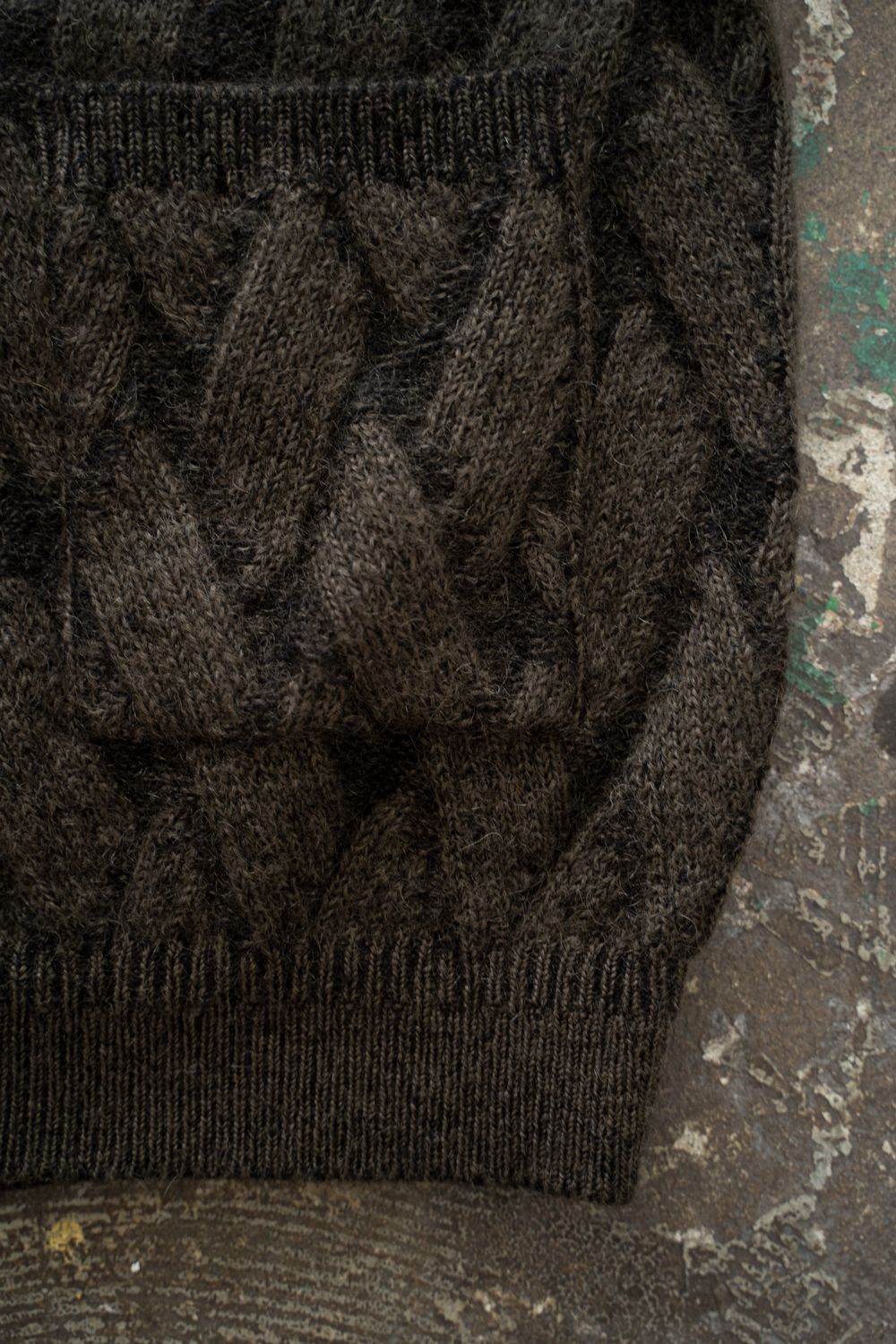 【26AW】Ochiba Mohair Cardigan(OLIVE)