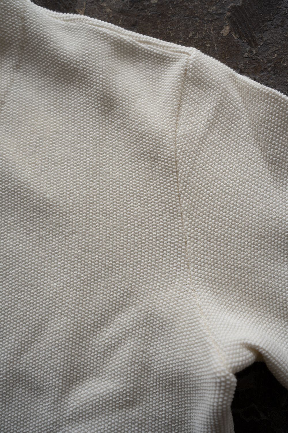 【ラスト1点】【26AW】10Gニットジップカーディガン(IVORY)