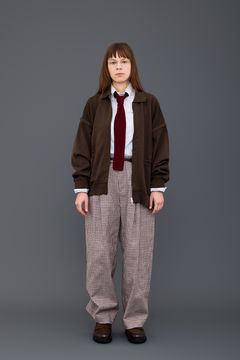 【26AW】Akiyo Zip Cardigan(BROWN)